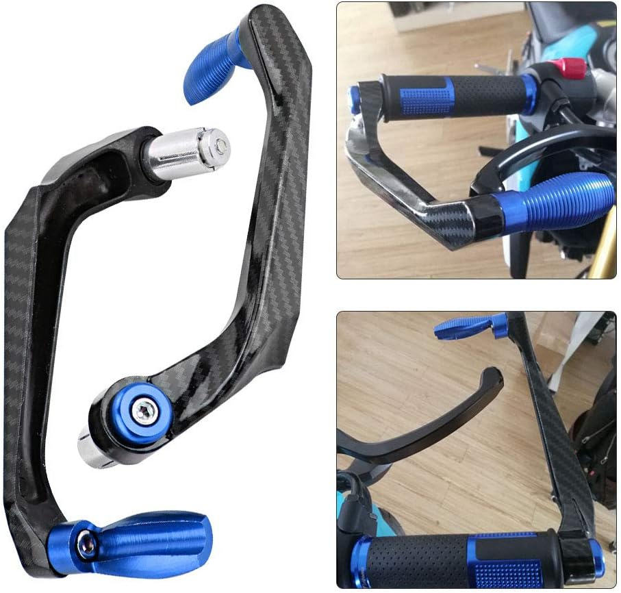Hapivida Motorrad Lenker Schutz 7/8 Zoll 22 mm Universal Motorrad Hebelschützer CNC Aluminium Lenker