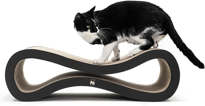 Petrebels Kratzpappe Simba 75, Katzen Kratzbrett aus sehr stabilem Karton, Kratzkarton 75 x 32 x 23