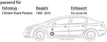 Citroen Xsara Picasso - Lautsprecher Boxen Pioneer TS-G1720F - 16,5cm 2-Wege Koax Koaxiallautspreche