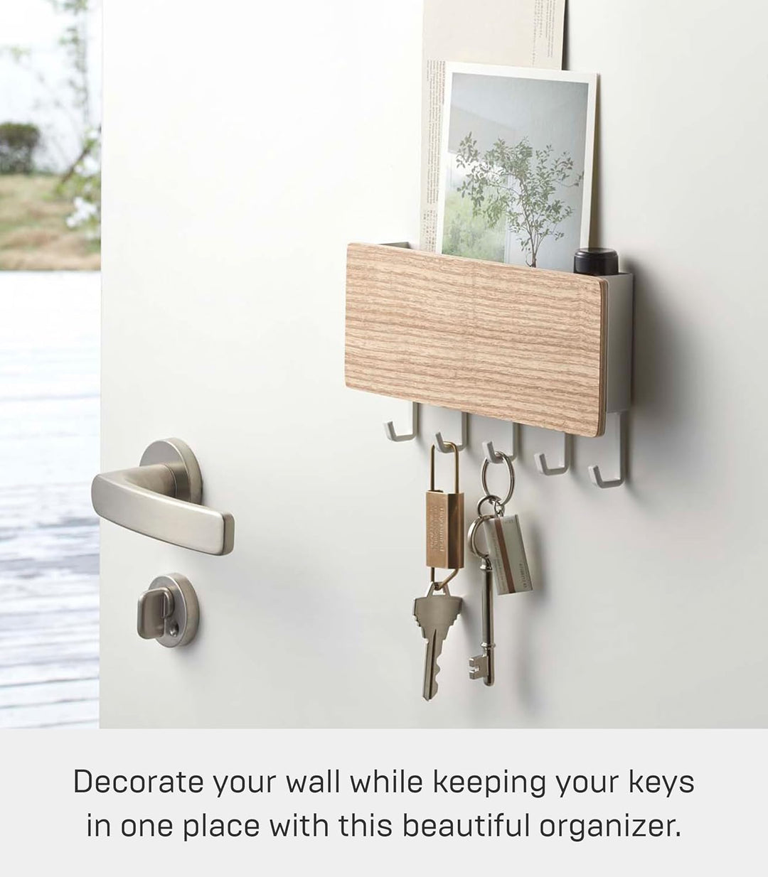 Magnetic Keyhook & Holder - Rin - natural Beige, Beige