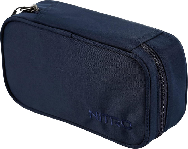 Nitro Pencil Case XL Inkl. Geo Dreieick & Stundenplan, Federmäppchen, Schlampermäppchen, Faulenzer B