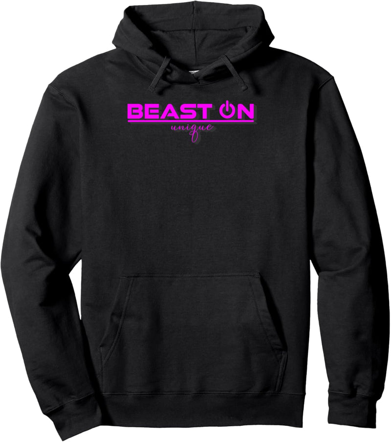 Beast ON pink Bodybuilding Fitness Gym Sprüche Training Pullover Hoodie