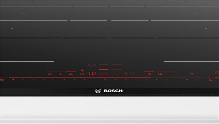 Bosch PXY875DW4E Serie 8 Smartes Induktionskochfeld (autark), 80 cm breit, FlexInduction freie Platz