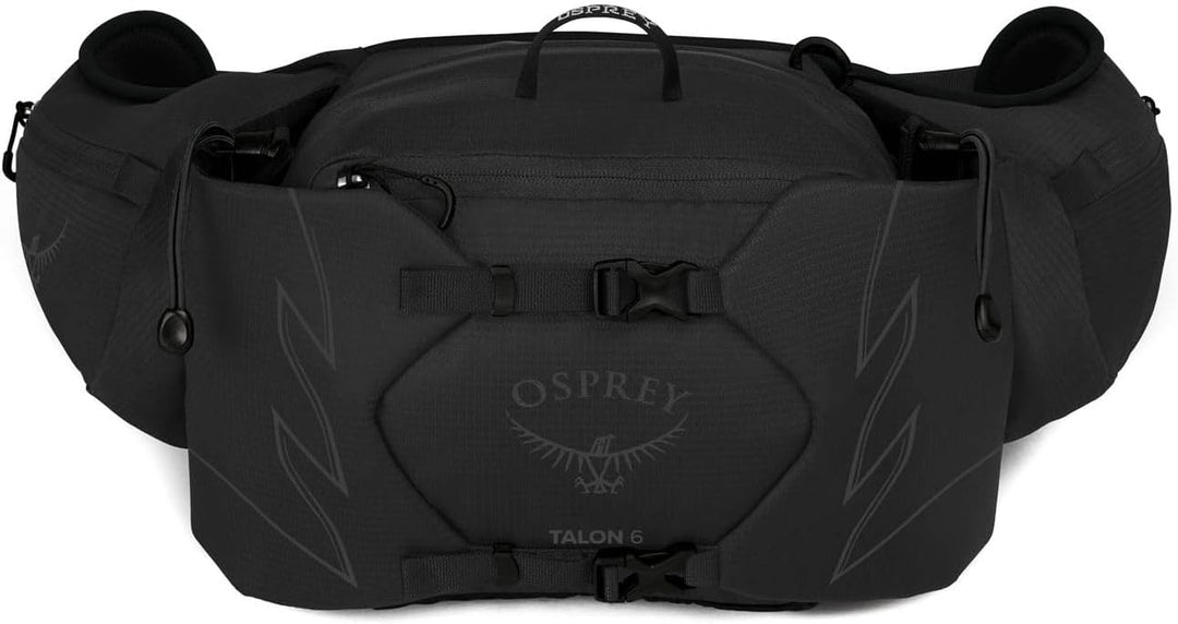Osprey Talon 6 Wanderrucksack für Männer Stealth Black Einheitsgrösse, Stealth Black Einheitsgrösse