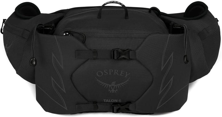 Osprey Talon 6 Wanderrucksack für Männer Stealth Black Einheitsgrösse, Stealth Black Einheitsgrösse