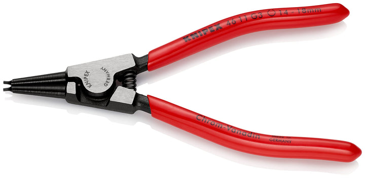 KNIPEX Sicherungsringzange für Greifringe auf Wellen mit Kunststoff überzogen 140 mm, 46 11 G3
