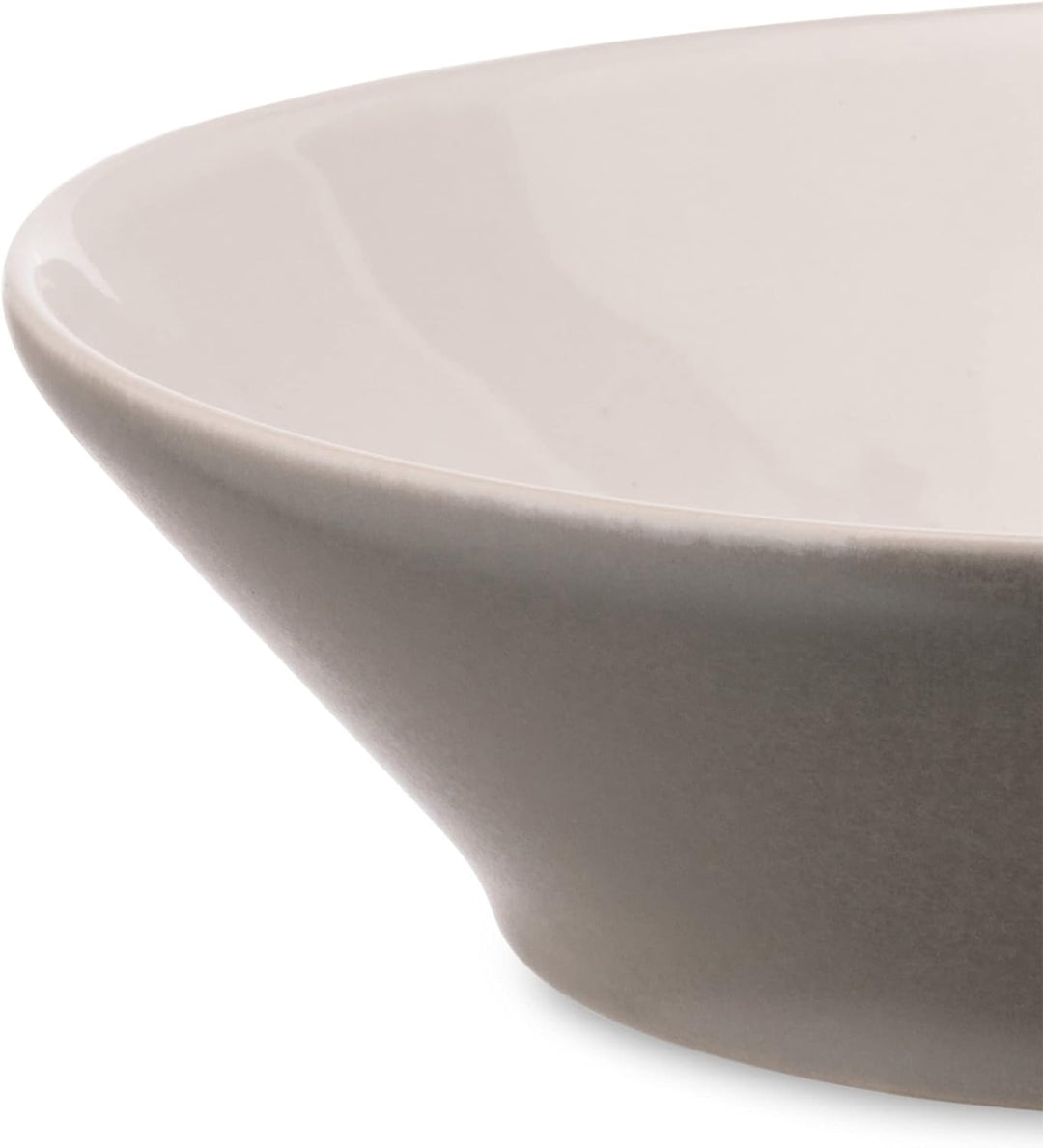 Alessi 4 Stück Suppenteller grau Tonale, Grau