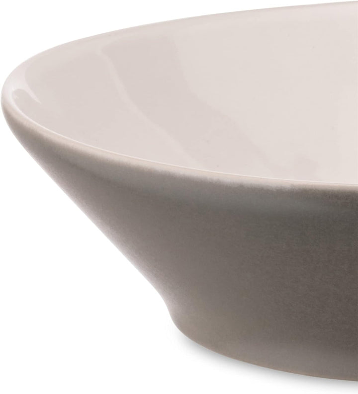 Alessi 4 Stück Suppenteller grau Tonale, Grau
