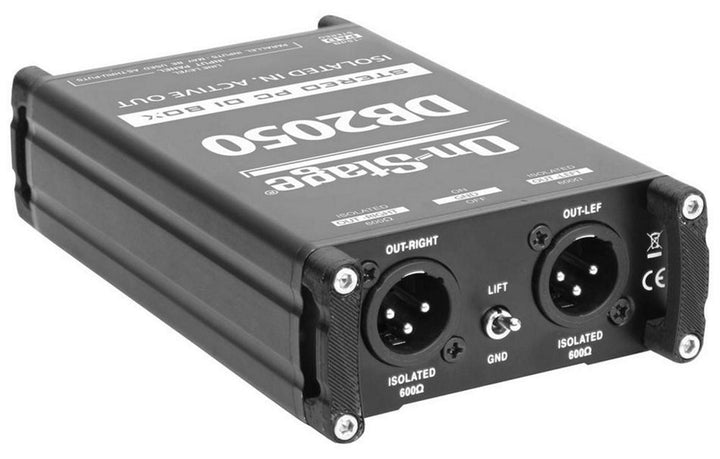 The Music People, Inc. Active Multi-Media DI Box DB2050 Stereo PC DI Box, DB2050 Stereo PC DI Box