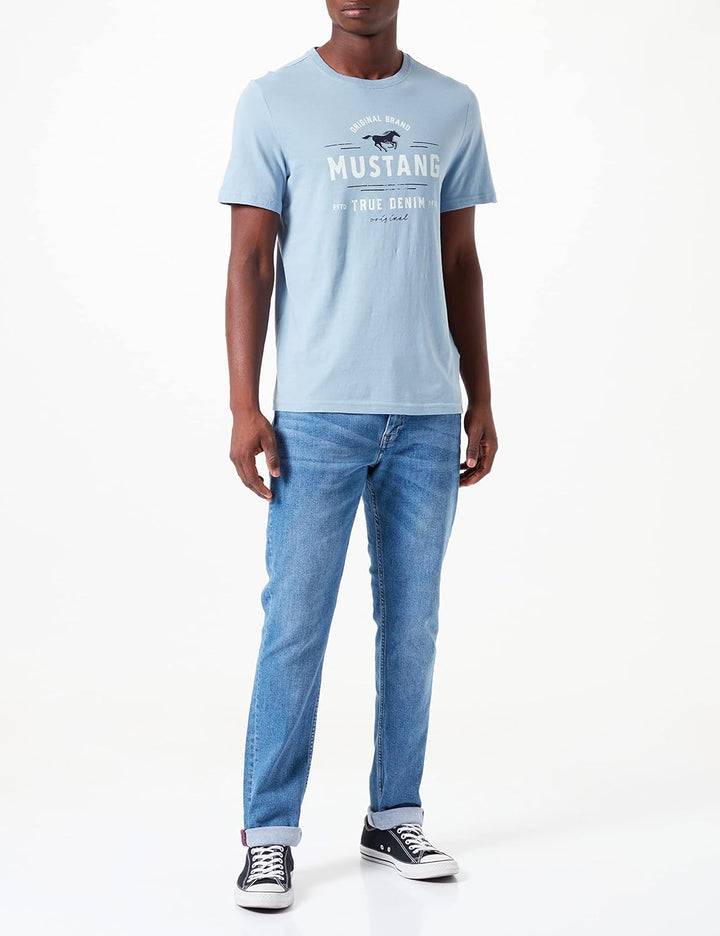 MUSTANG Herren Jeans Hose Style Vegas 29W / 32L Mittelblau 414, 29W / 32L Mittelblau 414