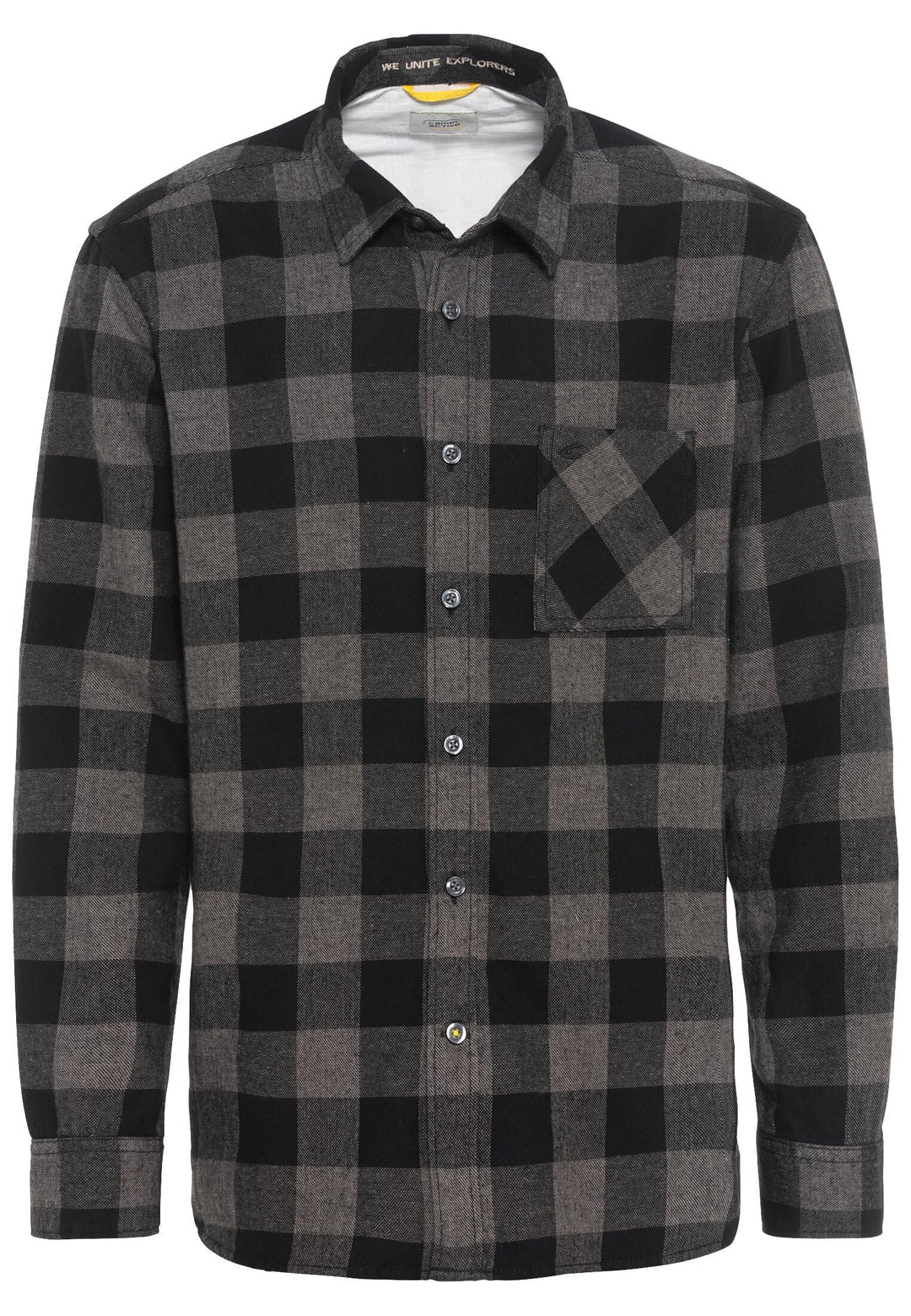 camel active Herren Hemd M Asphalt, M Asphalt