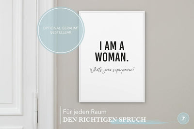 Papierschmiede® Bilder Home XXL Kunstdruck A1 (59,4x84,1 cm) Spruch Poster Zuhause Schrift Bild Wand