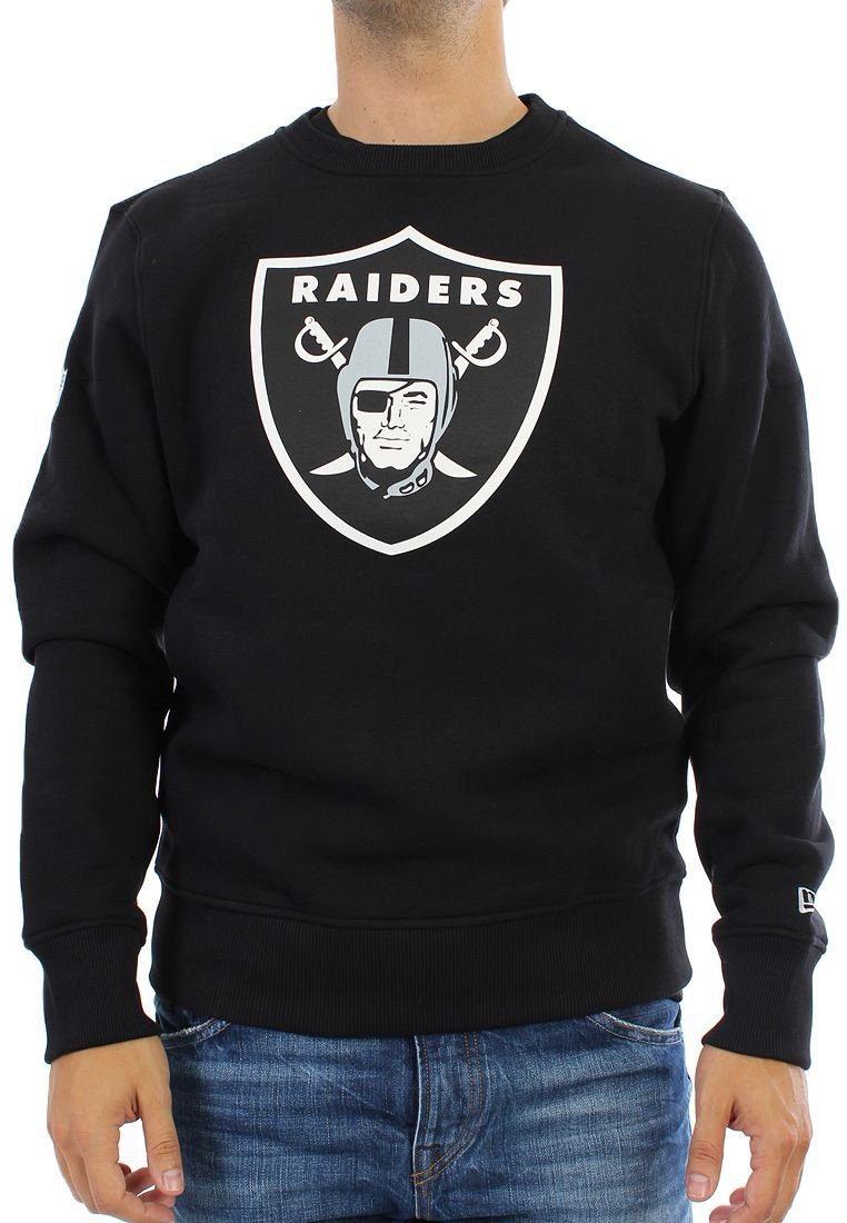 New Era Oakland Raiders Crewneck - Team Logo - Black XS-S Schwarz, XS-S Schwarz