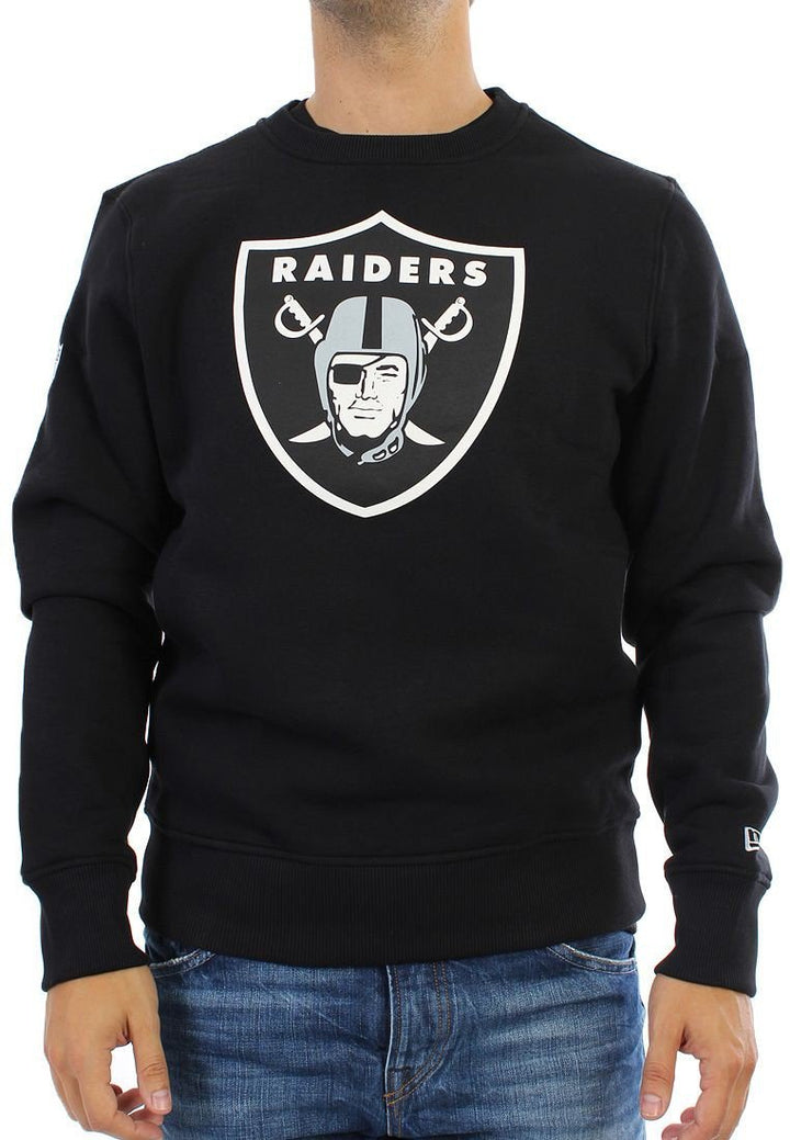 New Era Oakland Raiders Crewneck - Team Logo - Black XS-S Schwarz, XS-S Schwarz