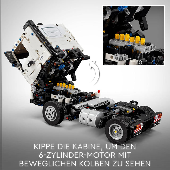 LEGO Technic Volvo FMX LKW mit EC230 Electric Raupenbagger, Kinderspielzeug, Geschenkset für Jungen