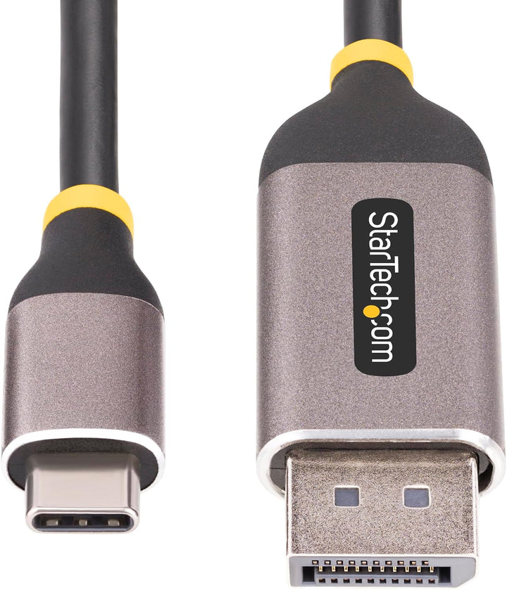 StarTech 3m USB-C auf DP 1.4 Kabel, 8K 60Hz, HDR10 (142-USBC-DP-8K-10F) | 4K 144Hz, DP Alt Mode, USB