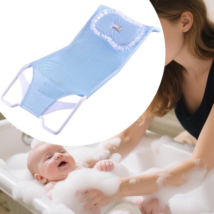 Babywannen-Einsatz, Badekissen-Unterstützung, gepolsterter Rutschfester Sitz, weiche Duschmatte zur