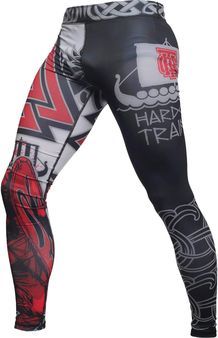 Hardcore Training Herren Compression Pants Kompressionshose Leggings Sportkleidung Grappling MMA Kam