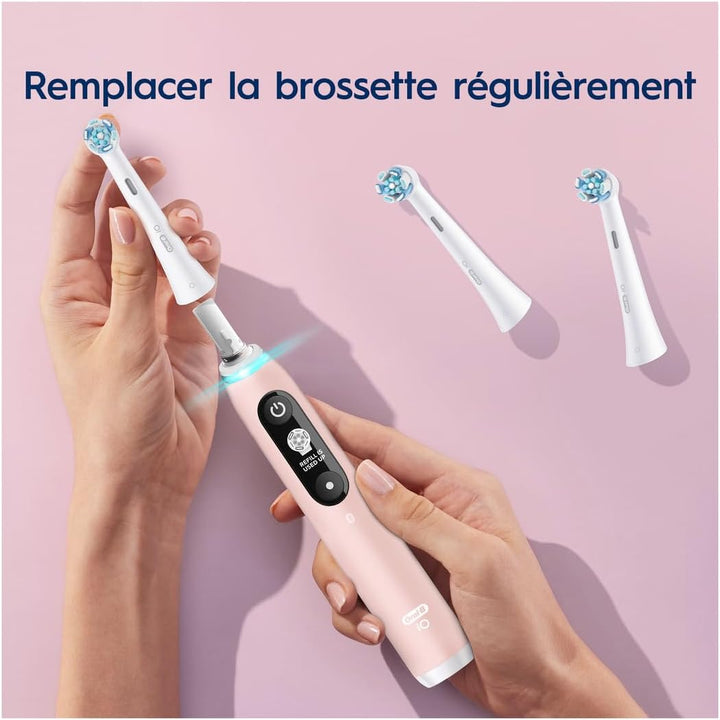 Oral-B Set mit 2 iO Gentle Care Bürsten Weiss, Weiss