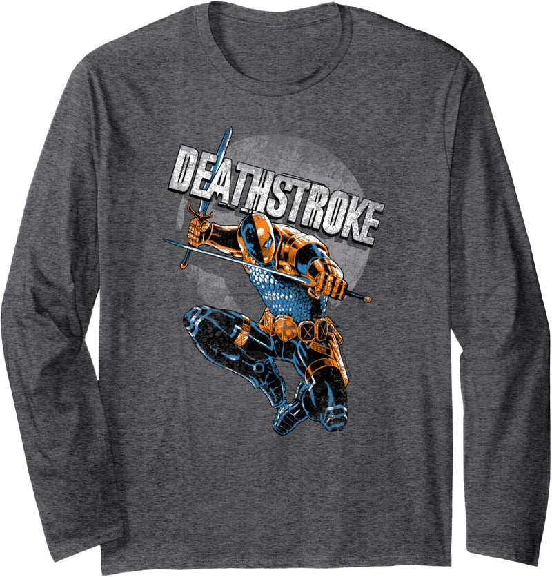 Batman Deathstroke Retro Langarmshirt