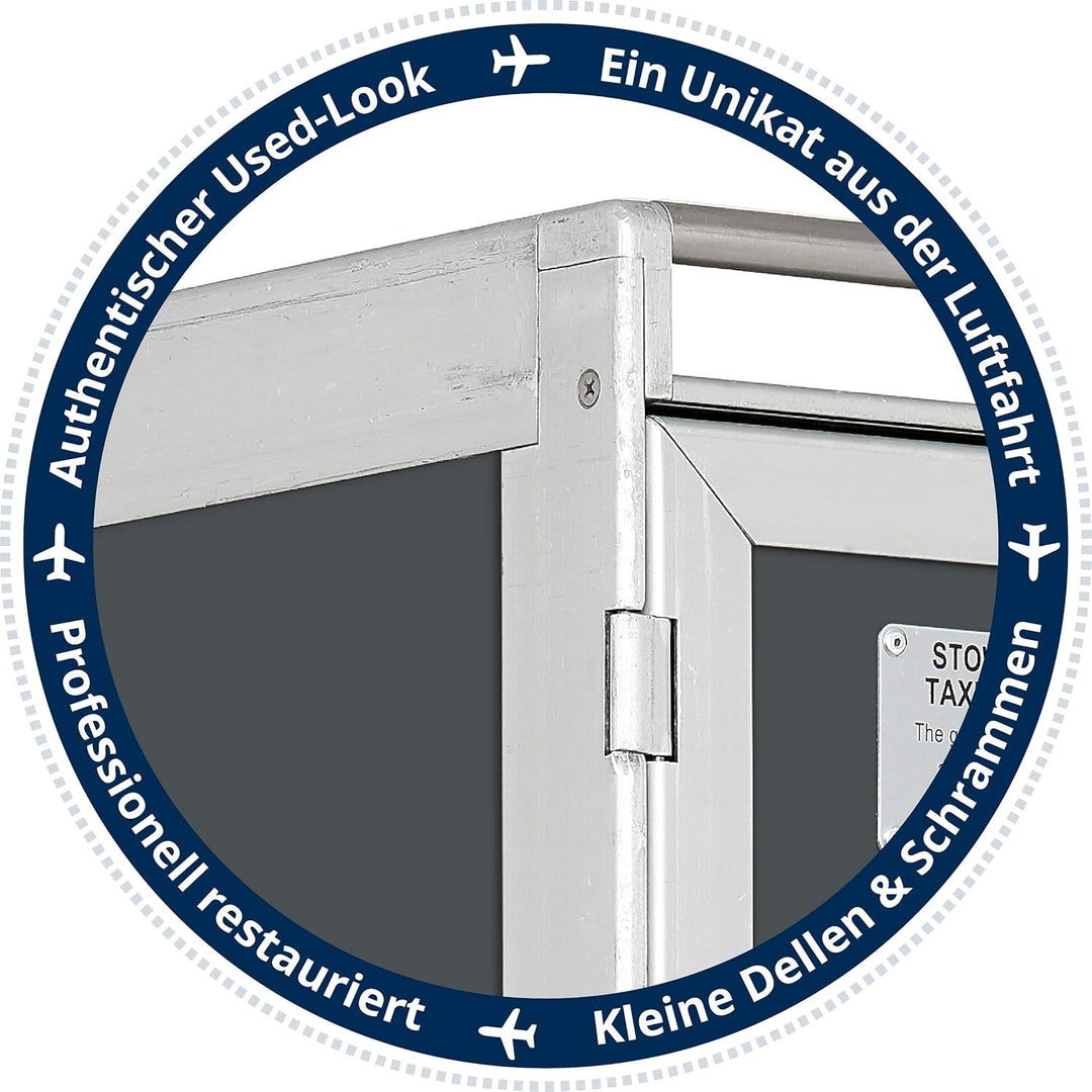 Flugzeugtrolley Cosmopolitan Schwarz, Gebrauchtes Original aus der Luftfahrt - ausgemustert und hoch