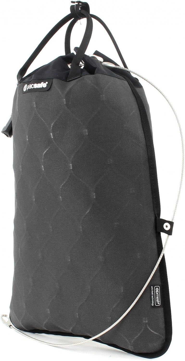 Pacsafe Travelsafe - Mobiler Safe, Schultertasche mit TSA-Zahlen-Schloss, Diebstahlschutz, Unisex He