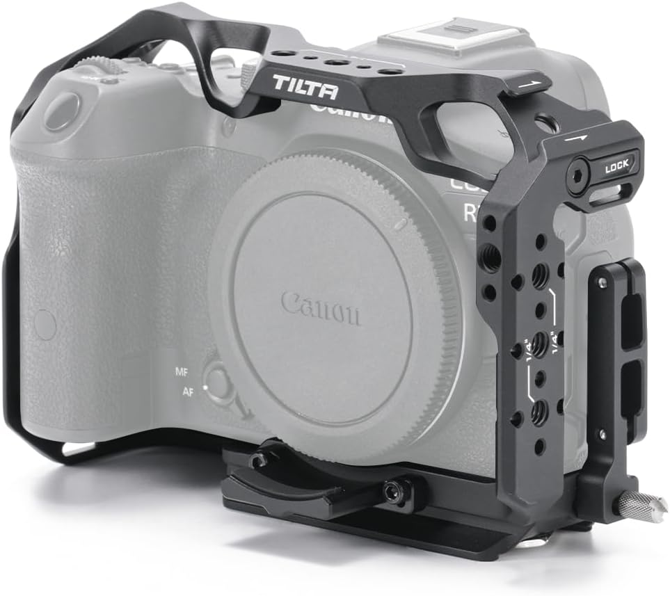 Tilta R7 Käfig, kompletter Kamerakäfig kompatibel mit Canon R7 mit EF-R Mount Adapter Unterstützung