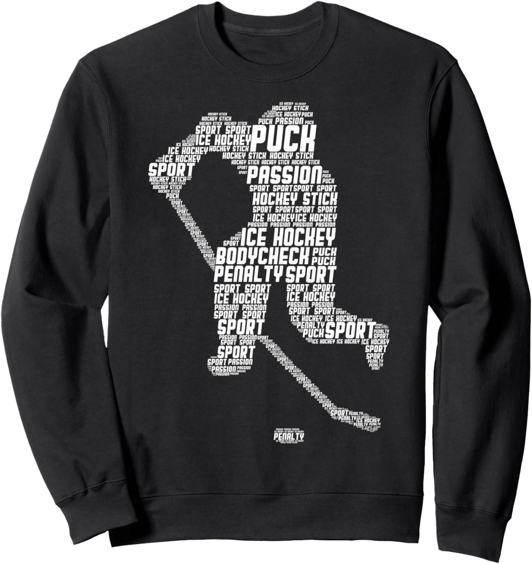 Eishockeyspieler Eishockey Männer Kinder Jungen Sweatshirt