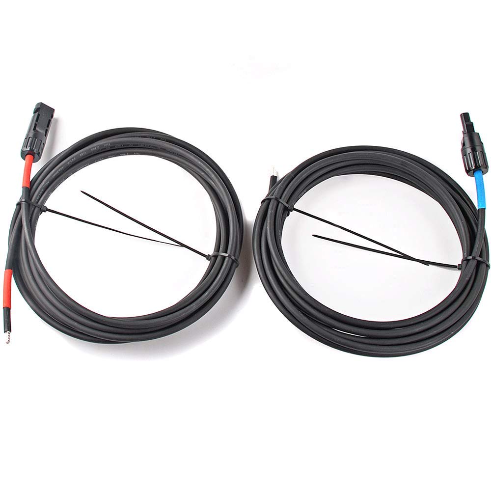 WATTSTUNDE MVK10.5-10mm² Anschlusskabel Solarmodul zu Laderegler MC kompatible (5m, 10mm²) 5m 10mm²,