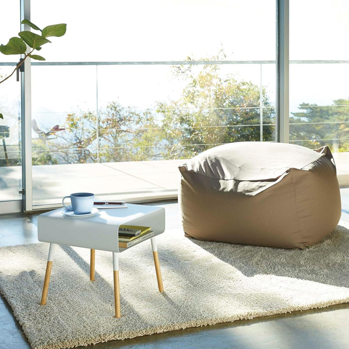 Low side table - Plain - white Weiss, Weiss
