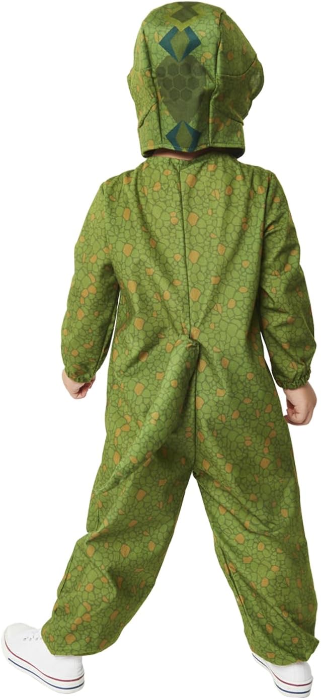 Amscan - Unisex Kids Green Dinosaur Onesie Age: 3-12 Years 128, 128
