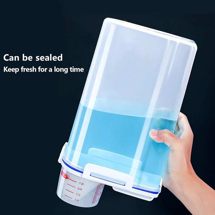 jioko 2.5L Aufbewahrungsbox Küche 2 Set, Vorratsdosen mit Deckel und Griff, Luftdicht Aufbewahrungsb