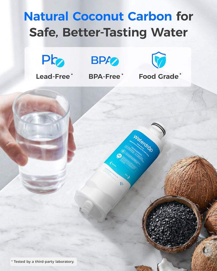 Waterdrop DA97-17376B Refrigerator Water Filter, Kompatibel mit Samsung® HAF-QIN/EXP, DA97-17376B, H