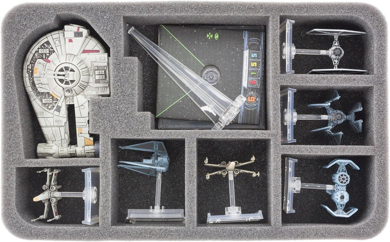 Feldherr MEDIUM Tasche Star Wars X-Wing Rebellen/Rebellentransporter, YT-2400, Falke, 15 Schiffe