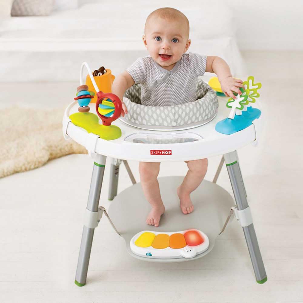 Skip Hop Explore & More Mitwachsendes 3-in-1 Spielcenter, Umbaubar zu Kindertisch, ab 4 Monaten Expl
