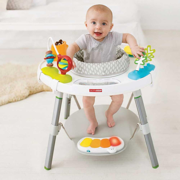 Skip Hop Explore & More Mitwachsendes 3-in-1 Spielcenter, Umbaubar zu Kindertisch, ab 4 Monaten Expl