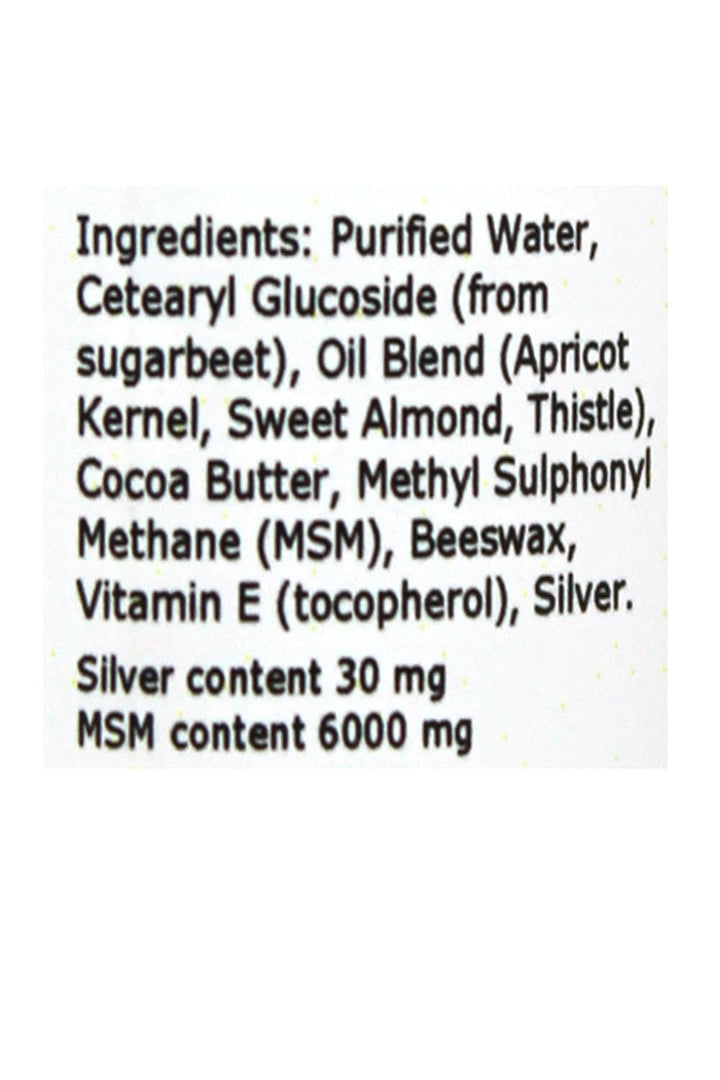 Silber-MSM Crème 30 ml 30 ml (1er Pack), 30 ml (1er Pack)