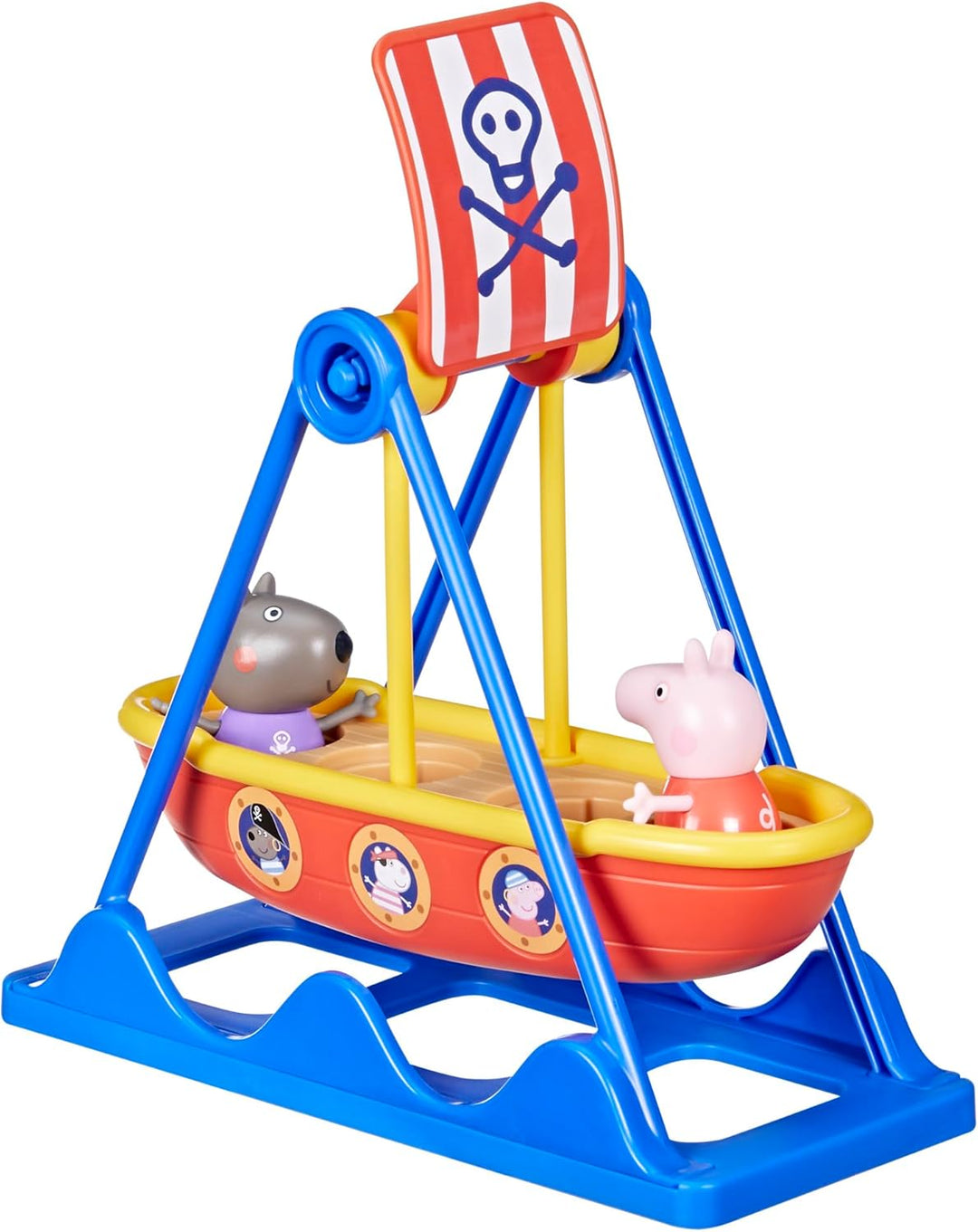 Peppa Pig Spielzeuge Piratenschiff-Spass mit Peppa, Spielset mit 2 Figuren, Kinderspielzeug PIRATE R