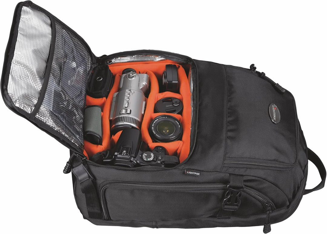 Lightpak - 46506 - Profi Fotorucksack für D-SLR mit Laptopfach, Nylon, schwarz
