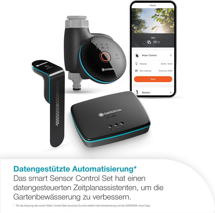 Gardena smart Sensor Control Set Bewässerungssteuerung; smart: Datengesteuerte Bewässerung*, Smart H