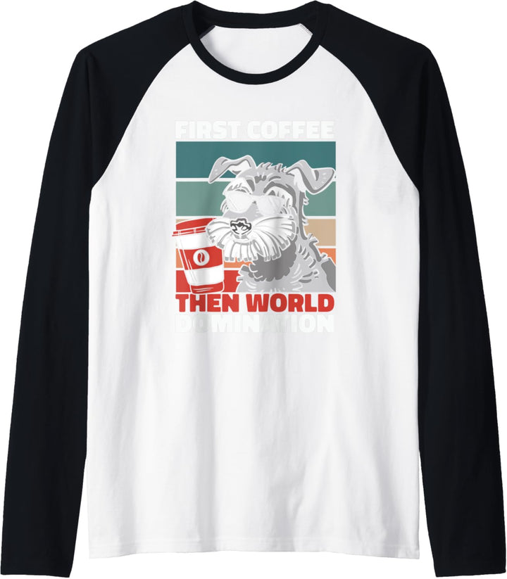 Hunderasse Kaffee Sonnenbrille Haustier - Schnauzer Hund Raglan