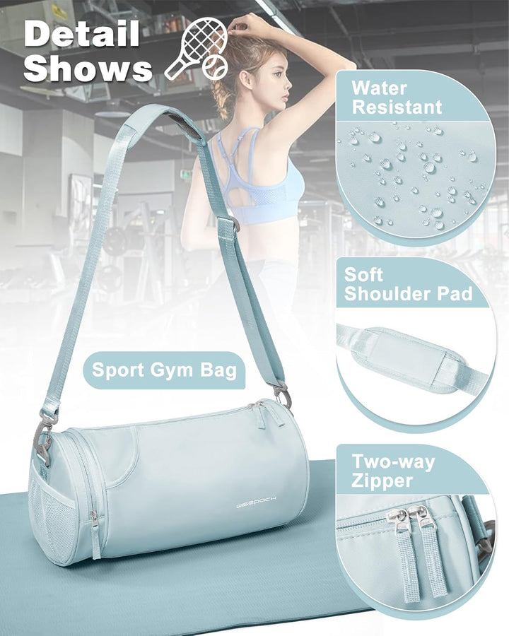 SZSYCN Sporttasche Damen Klein, Sport Duffel Bag mit nassfach & schuhfach, Leichte wasserdichte Trai