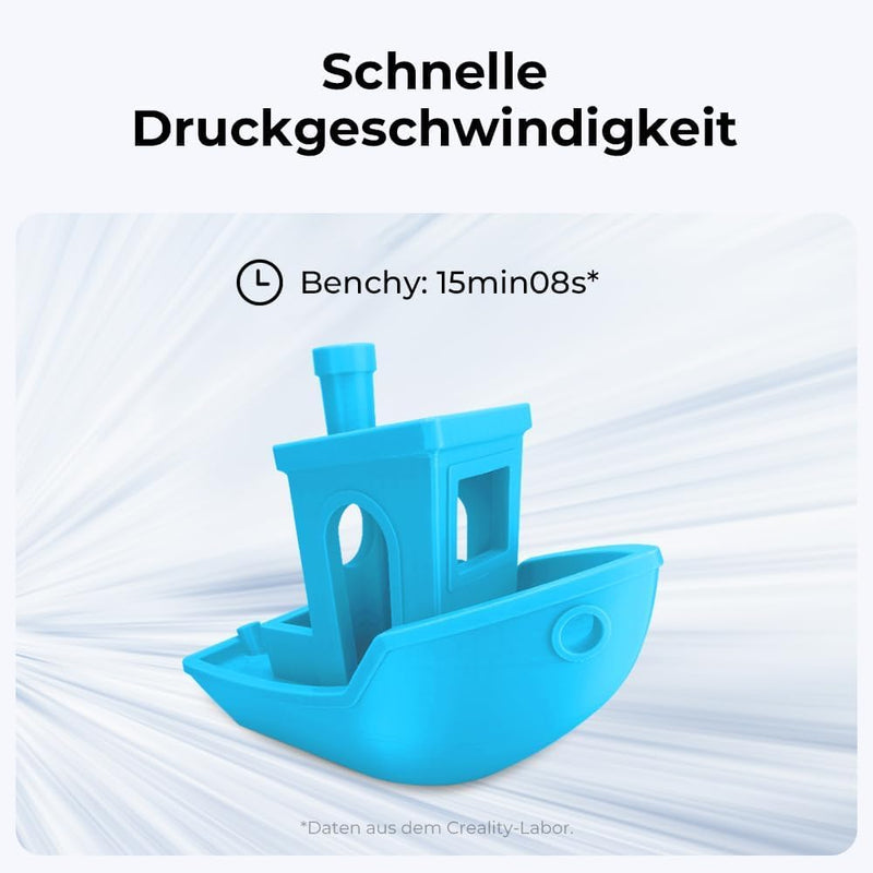 Creality Ender 3 V3 KE 3D Drucker, 500 mm/s Fast 3D Printer mit Auto-Nivellierung, dualer Kühlung Sm