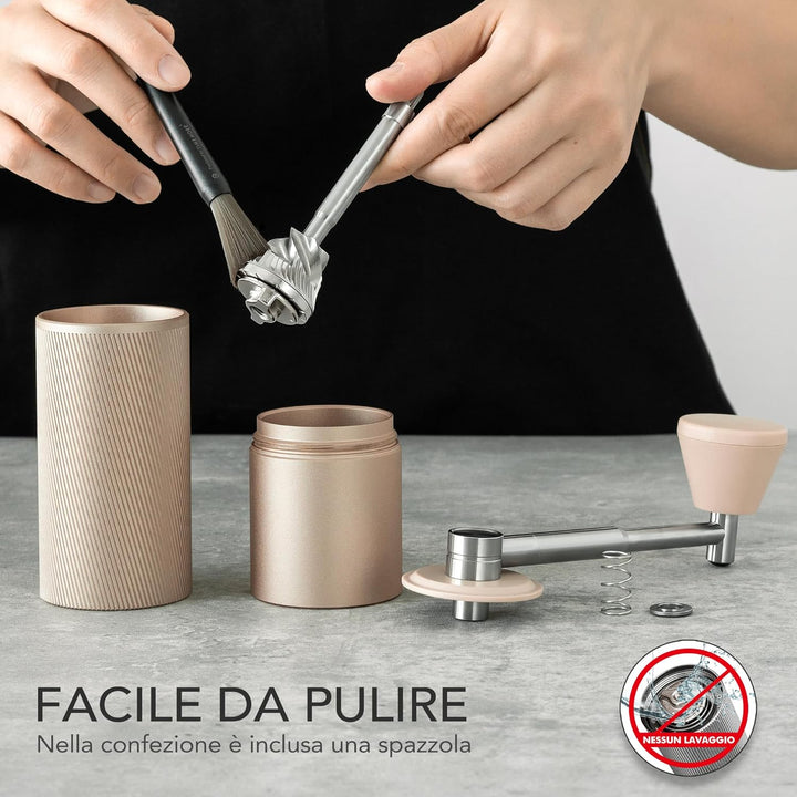 TIMEMORE Chestnut C2 FOLD Kaffeemühle Manuelle, Edelstahl Kaffeemühle mit kegelförmigem Mahlwerk, Ha