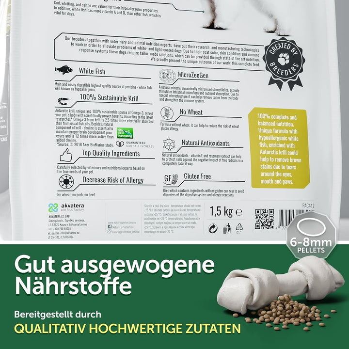 Nature's Protection Superior Care Trockenfutter für Junior Kleiner und Mini Rassen Hunde Fell der He