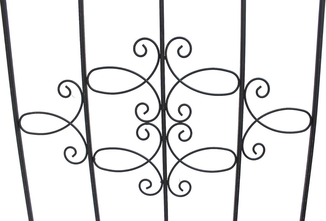Steckzaun Perugia 20689 Rankhilfe Rankgitter aus Metall B-75cm Kletterhilfe Zaun