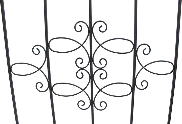 Steckzaun Perugia 20689 Rankhilfe Rankgitter aus Metall B-75cm Kletterhilfe Zaun