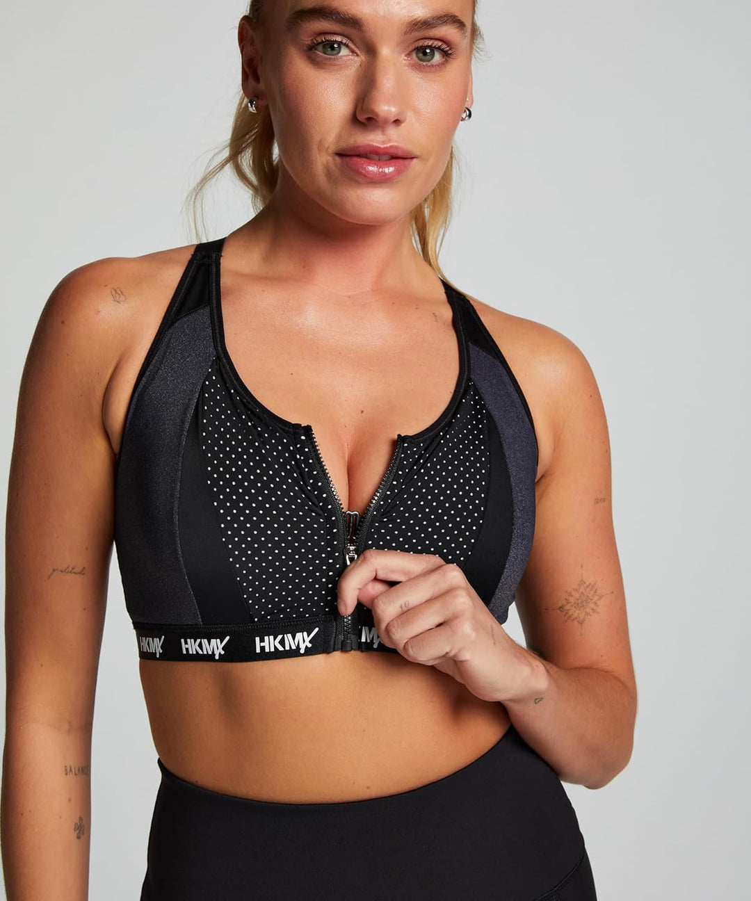 Hunkemöller HKMX Sport-BH The Pro Level 3 70D Grey Melee, 70D Grey Melee