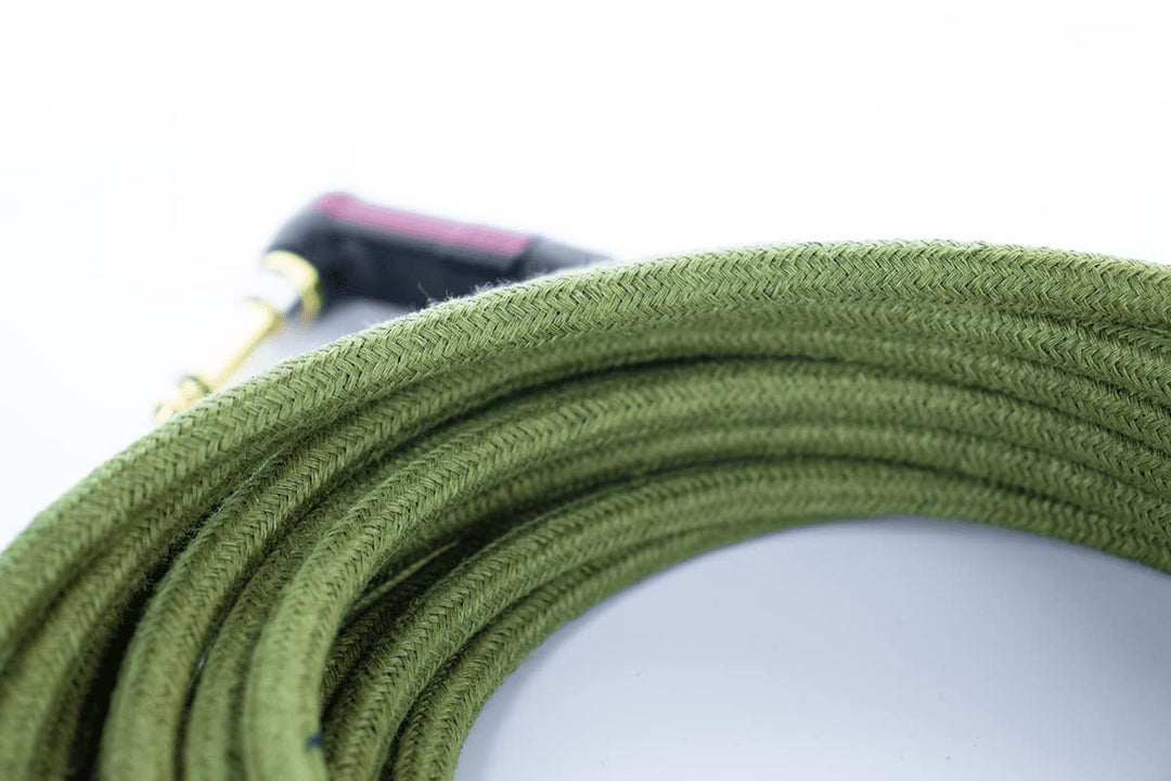 CORDIAL CABLES 6m Gitarrenkabel abgewinkelt silent Hanffasern
