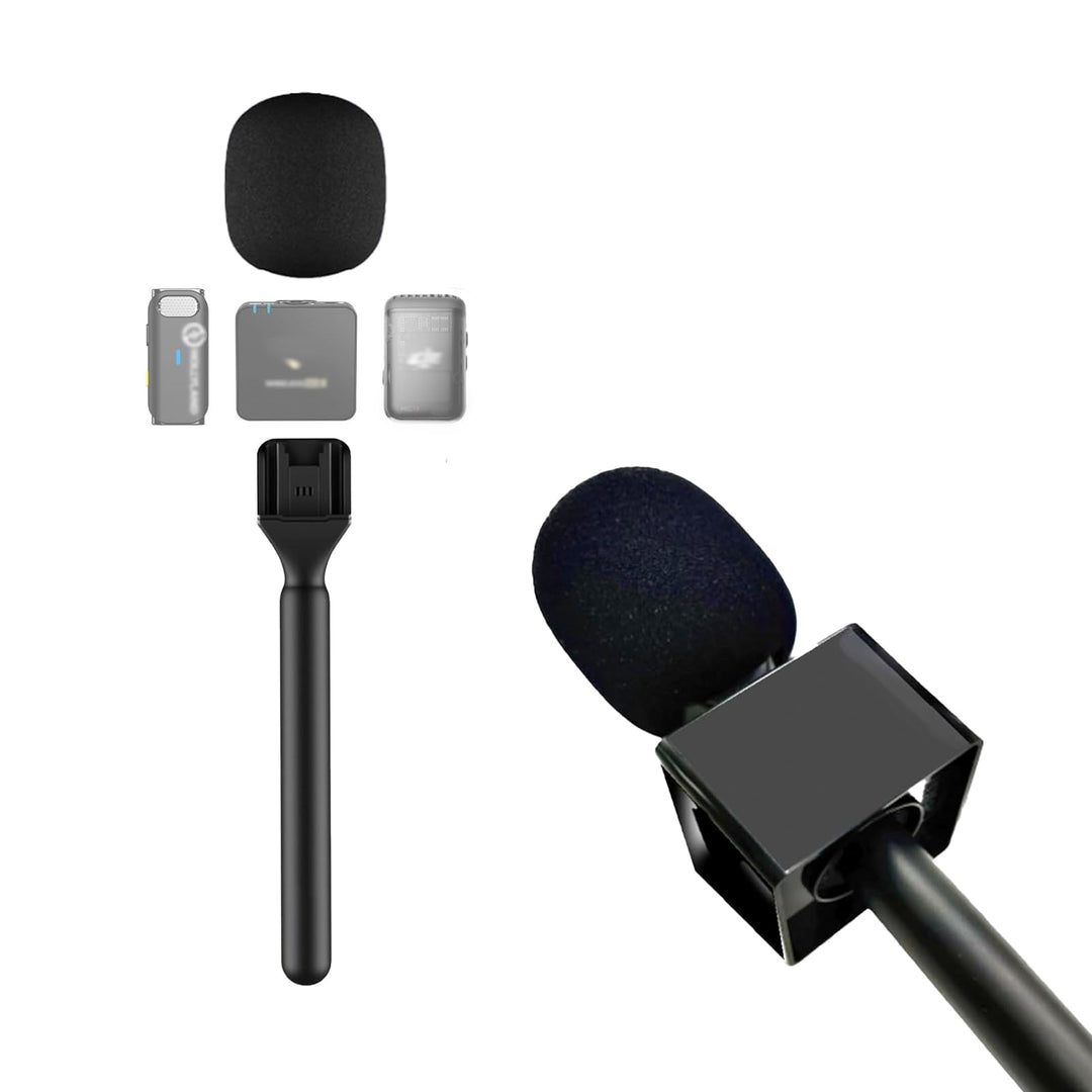 Ständer Halter Mic Flag für DJI Mic 3/Mini/2/Rode Wireless Micro/GO II/Insta360 Air Handle Rig Wirel